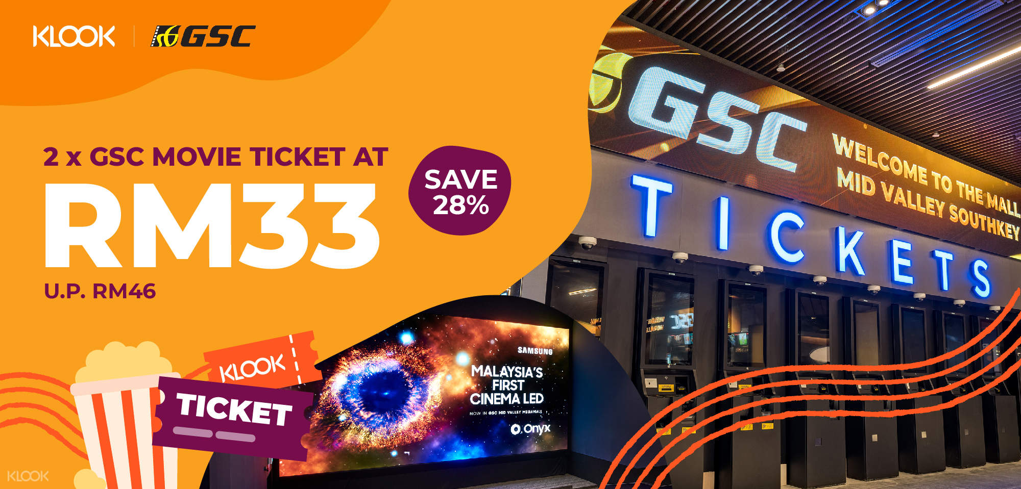 Up To 28 Off Gsc Cinemas Movie Ticket Promo Code Open Dated Klook Malaysia